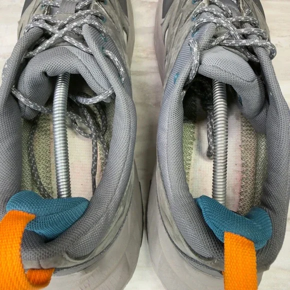 Hoka One One Anacapa Low GTX Mens 14 Grey Waterproof Hiking Shoes 1122017 CSHR - Picture 7 of 9